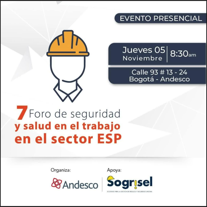 Sogrisel apoya el 7.° Foro de Seguridad y Salud en el Trabajo